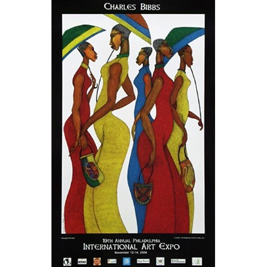 Charles Bibbs - Parasol Parade Poster