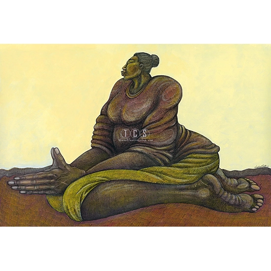 Charles Bibbs - Sunday Morning Prayer - Canvas