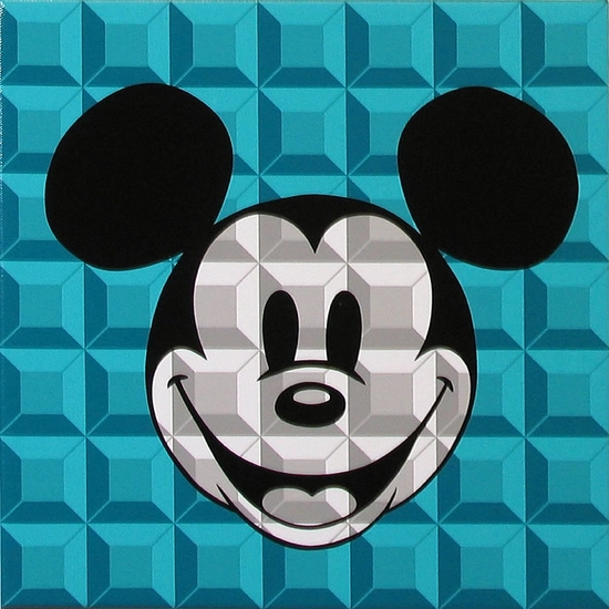 Tennessee Loveless - 8 Bit-Block Mickey Aqua