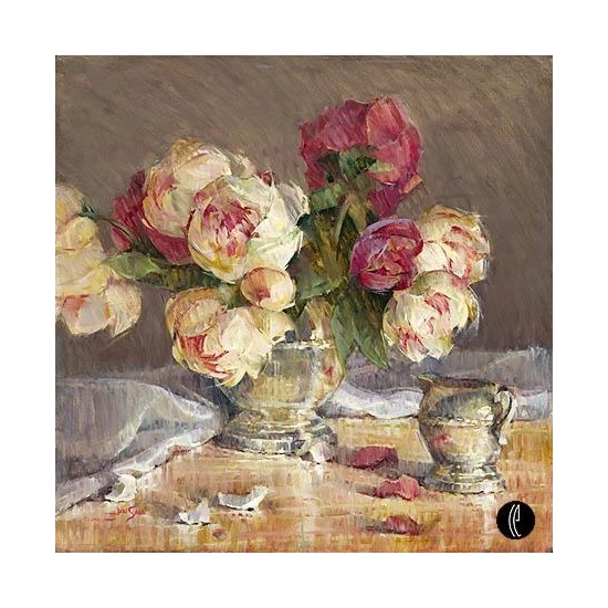 Jan Saia - Peonies And Silver