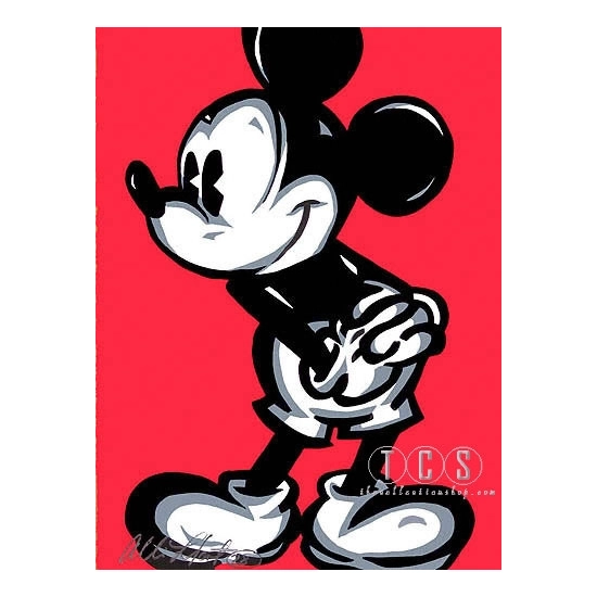 Allison Lefcort - Mickey Flirt (hand Embellished) Artist Proof - From Mickey Mouse