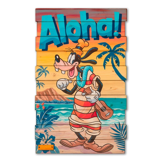 Trevor Carlton - A Goofy Aloha On Reclaimed Wood