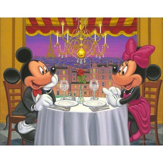 Manuel Hernandez - Dinner for Two Mickey And Minnie