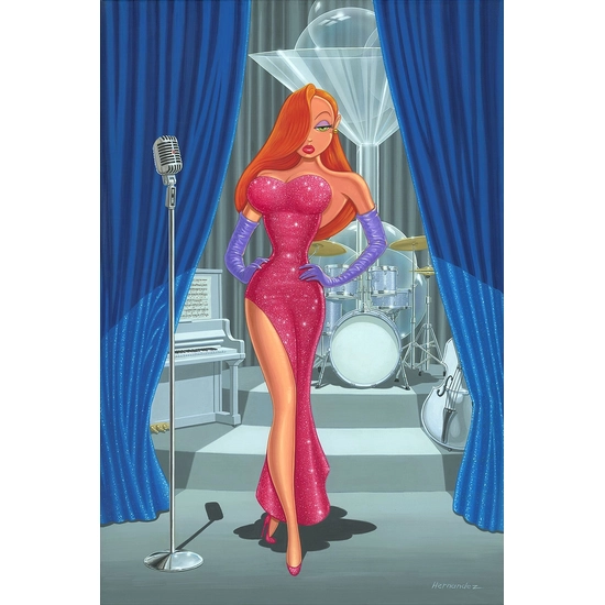 Manuel Hernandez - Diva in a Red Dress - From Disney Who Framed Roger Rabbit  