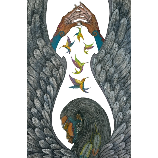 Charles Bibbs - Guardian Angel Giclee Printers Proof with Remarque