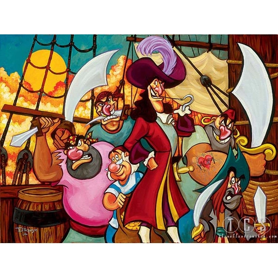 Tim Rogerson - Captain Hook And Gang - From Disney Pirates of the Caribbean