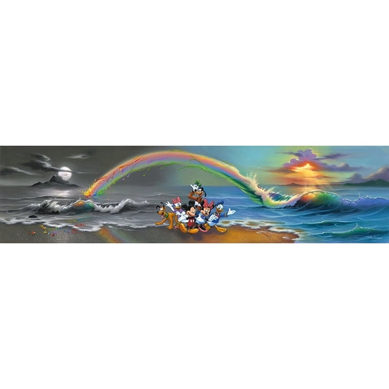 Jim Warren - Walts Wonderful World of Color Giclee on Canvas