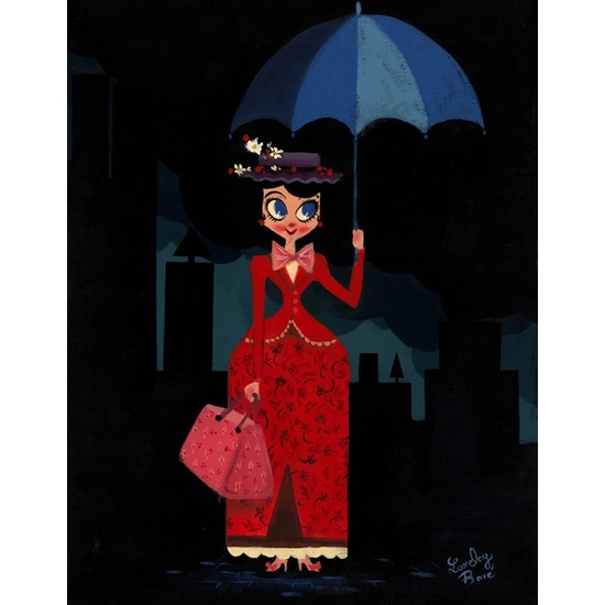 Lorelay Bove - Marys Umbrella Giclee on Canvas