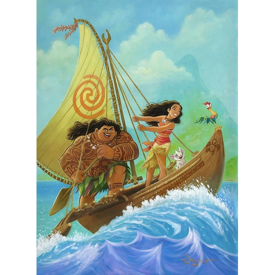 Tim Rogerson - Moana Knows the Way Gallery Wrapped