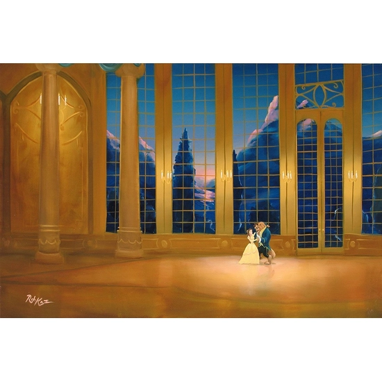 Rob Kaz  - True as it Can Be Giclee on Canvas - From Disney Beauty and The Beast