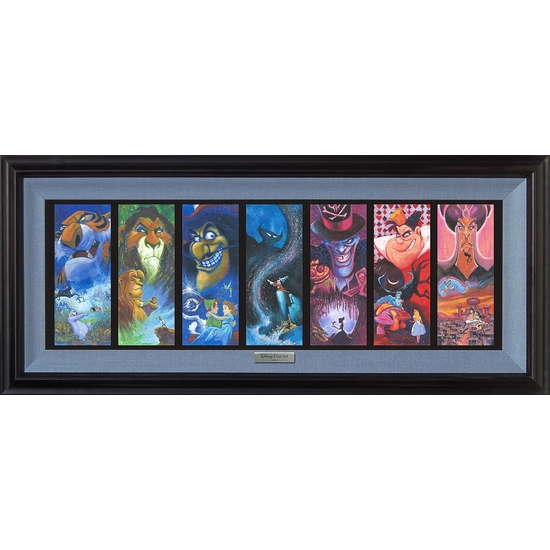 Stephen Fishwick - The Villainous Seven Framed