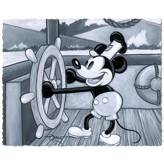 Tim Rogerson - Willie at the Helm - From Disney Steamboat Willie