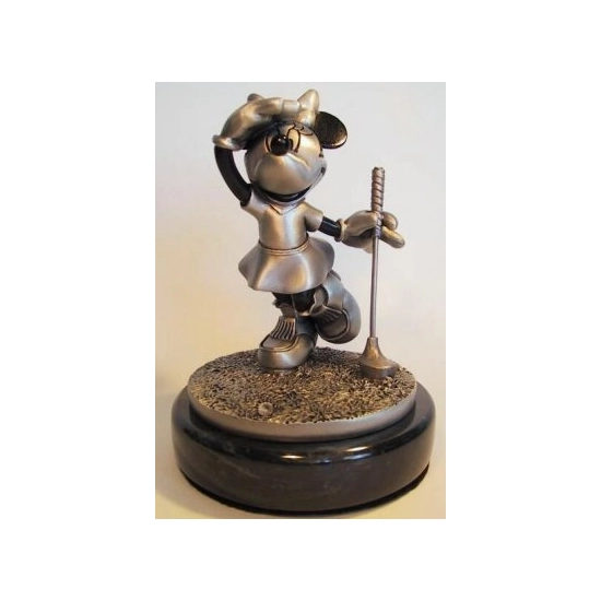 Disney Chilmark - What birdie Minnie golfing pewter figure