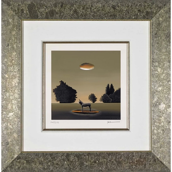 Robert Deyber - Ass Hole Lithograph Framed