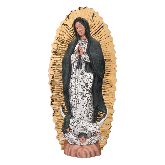 Dargenta - Silver Virgin of Guadalupe Gold Solar Rays