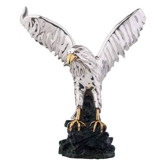 Dargenta - Silver Eagle Statue - Taking Flight