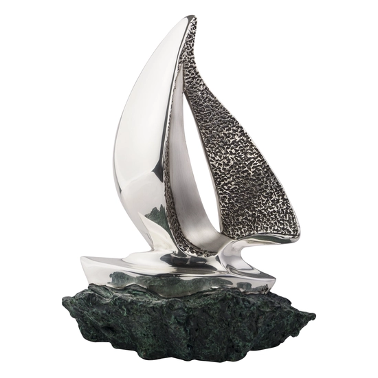 Dargenta - Silver Sailboat Sculpture