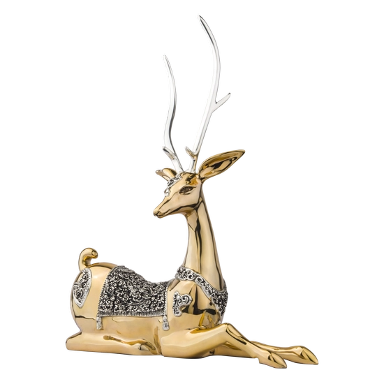 Dargenta - Young Mother Thai Gold Deer Statue