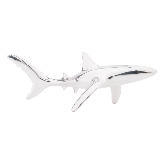 Dargenta - Silver Shark Statue