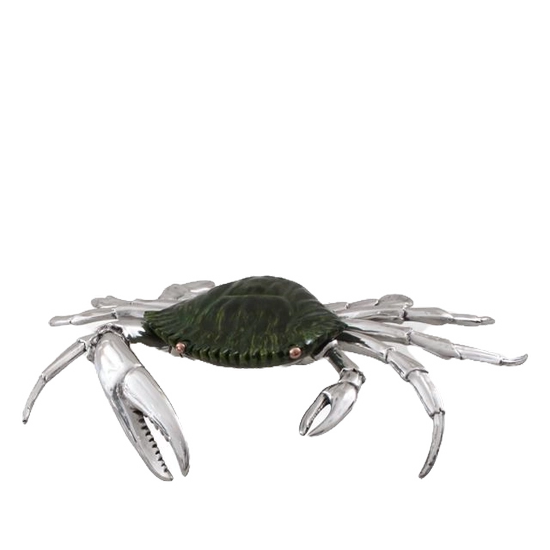 Dargenta - Silver Crab Statue Blue Crab