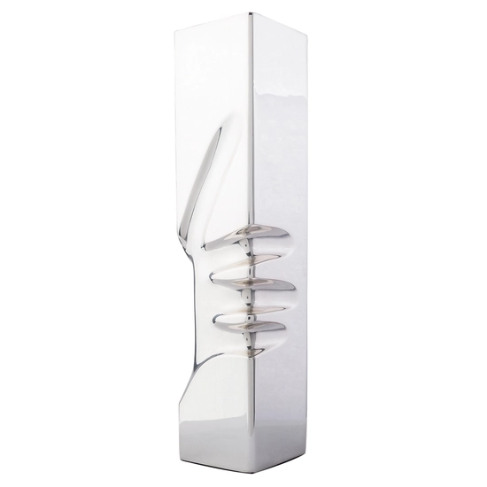 Dargenta - Attached Prism Silver Candle Holder