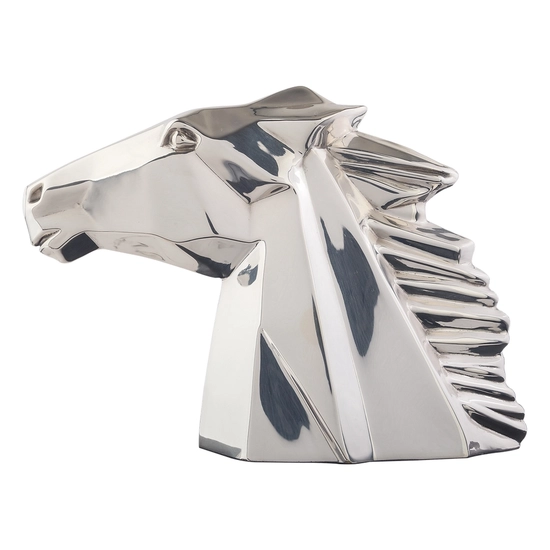 Dargenta - Silver Horse Head Figurine