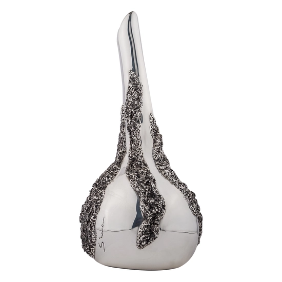 Dargenta - Elong Silver Flower Vase