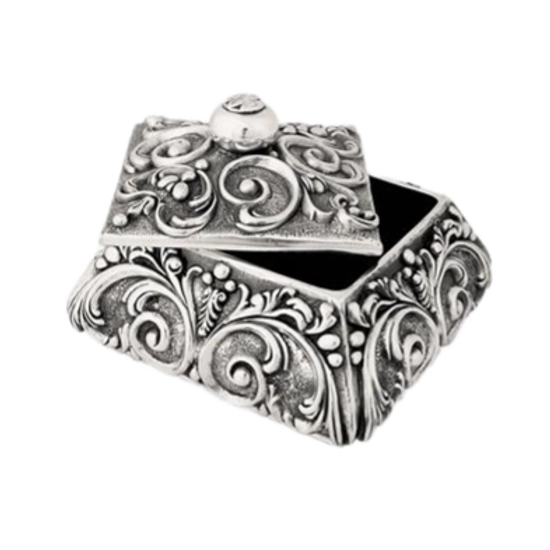 Dargenta - Large Rounded Square Jewelry Box