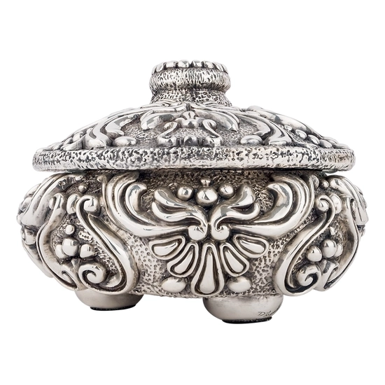 Dargenta - Silver Jewelry Box Classic Circle