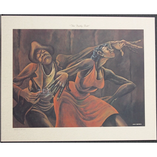 Ernie Barnes - The Funky Butt Lithograph Artist Proof