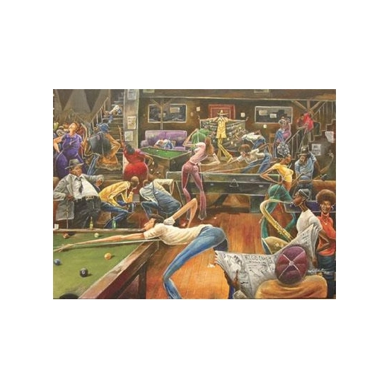 Frank Morrison - Phat Daddys Pool Hall Giclee