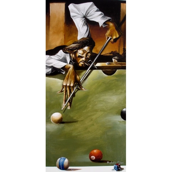 Frank Morrison - Game Over Remarque Giclee