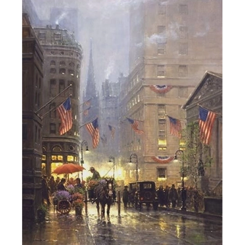 G Harvey - Vendors Of Dreams By G. Harvey Print  Signed & Numbered Framed