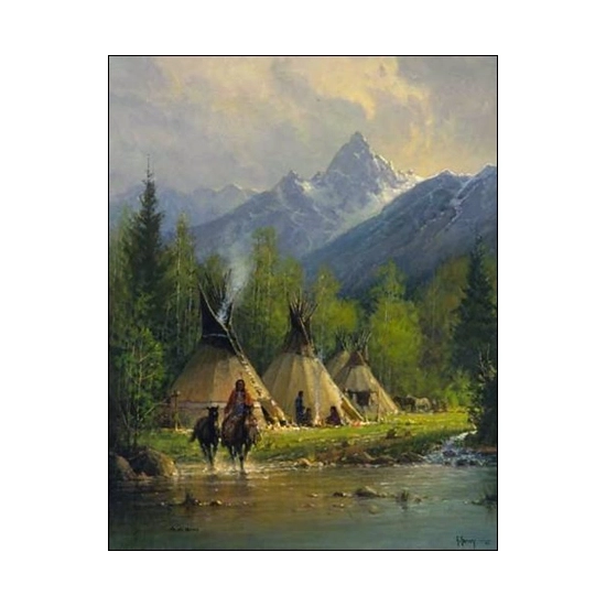 G Harvey - CAMP IN THE TETONS