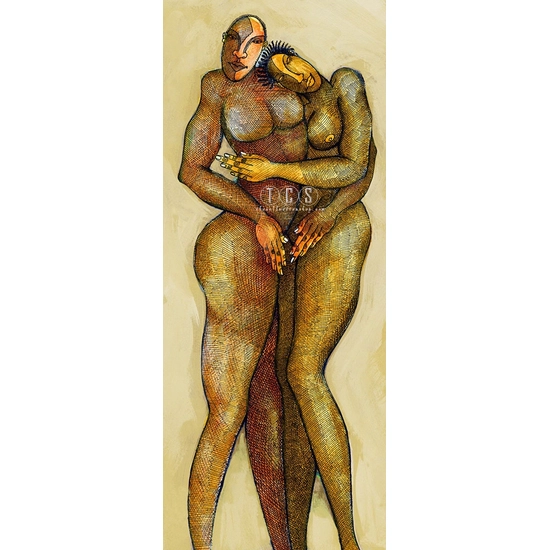 Charles Bibbs - Bronze Lovers Giclee