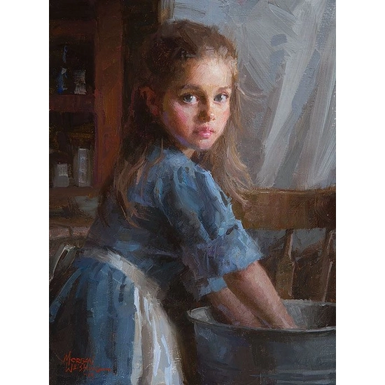 Morgan Weistling - Laundry Girl Artist Proof Smallworks