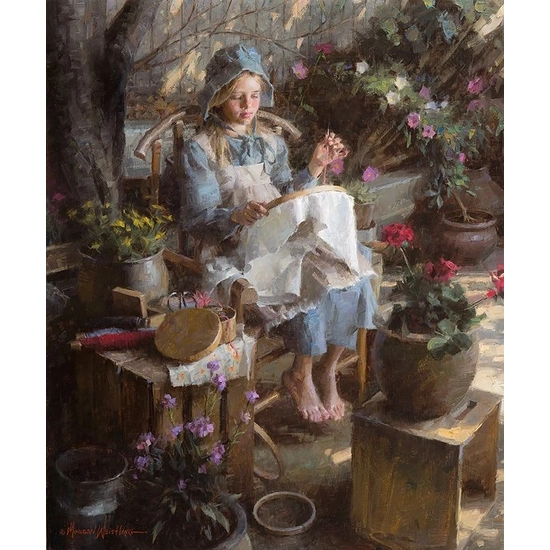 Morgan Weistling - The Needlepoint Artist Artist Proof