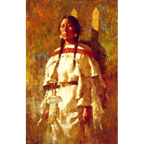 Howard Terpning - CHEYENNE MOTHER