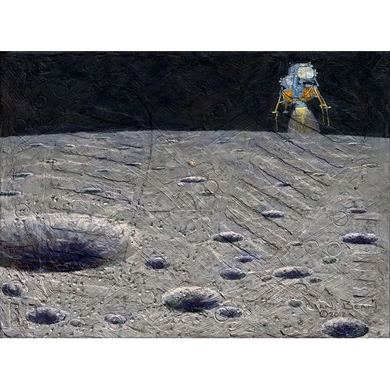 Alan Bean - Armstrong Heads Beyond the Boulders