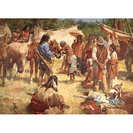 Howard Terpning - THE HORSE DOCTOR AND HIS BAG