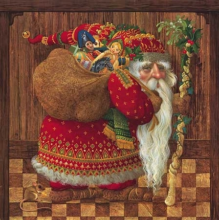 James Christensen-OLDE WORLD SANTA