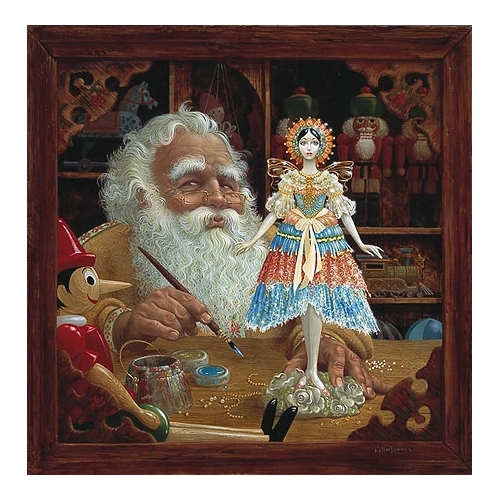 James Christensen - The Gift for Mrs. Claus