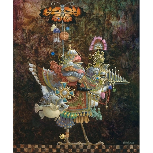 James Christensen - Butterfly Knight SMALLWORK CANVAS EDITION