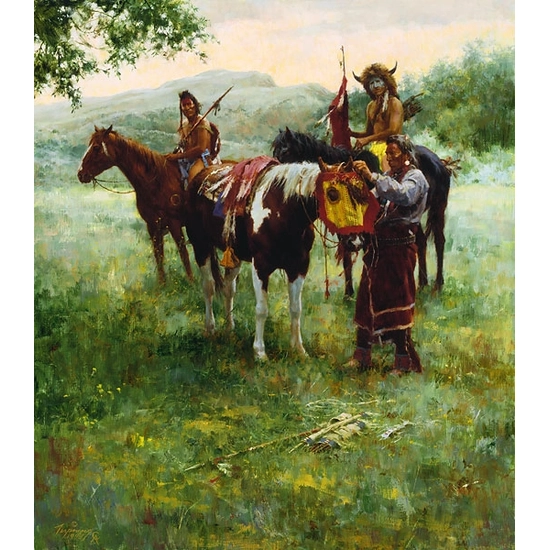 Howard Terpning - MEDICINE HORSE MASK