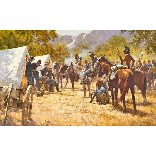 Howard Terpning - Major North and the Pawnee Battalion