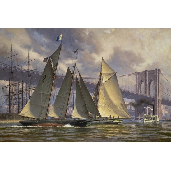 Don Demers - PHANTOM, Outbound from New York, c 1890