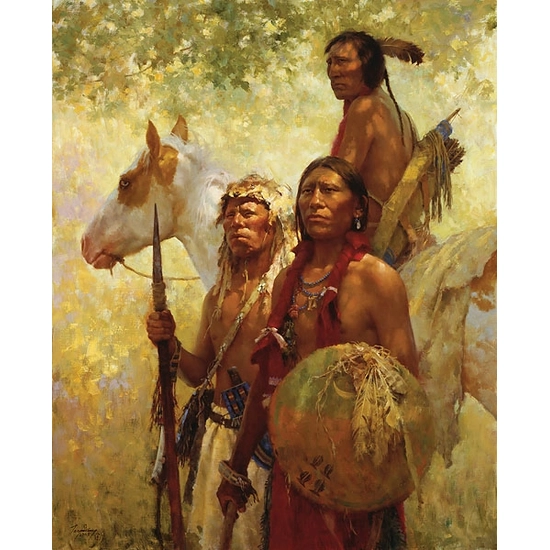 Howard Terpning - PROTECTORS OF THE CHEYENNE PEOPLE