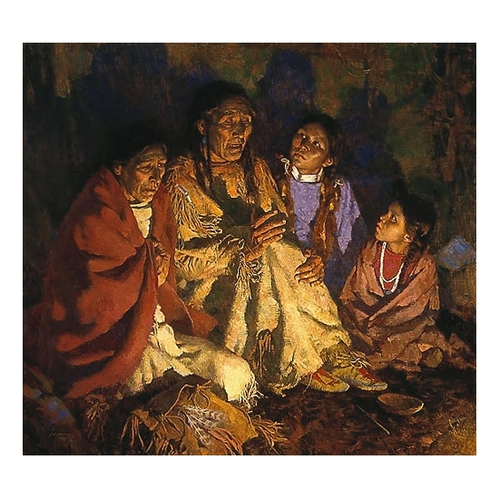 Howard Terpning - GRANDFATHER SPEAKS