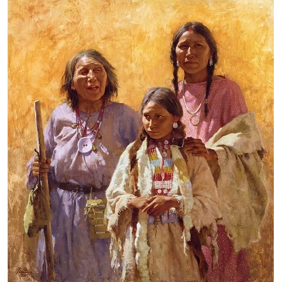 Howard Terpning - Three Generations