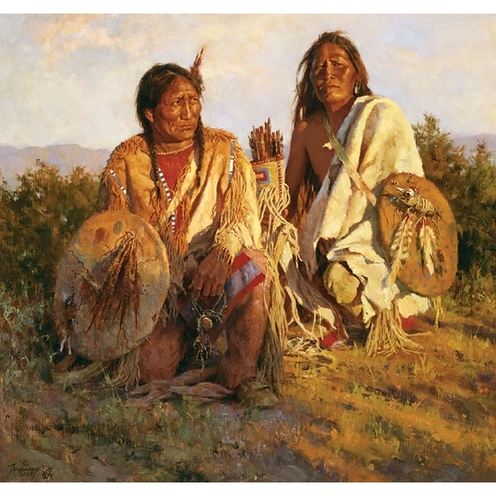 Howard Terpning - Medicine Shields of the Blackfoot